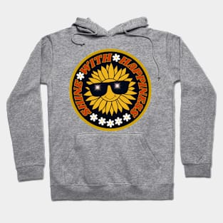 Positive Good Vibes Shine with happiness and shades Hoodie